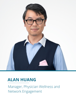 Alan Huang, Manager, Wellness & Network Engagement
