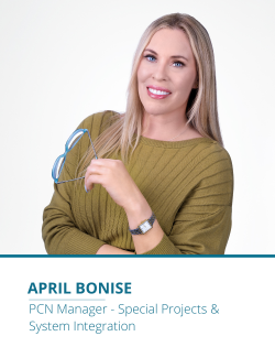 April Bonise, PCN Manager - Special Projects & System Integration