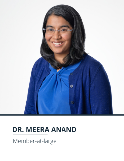 Dr. Meera Anand: Member-at-large