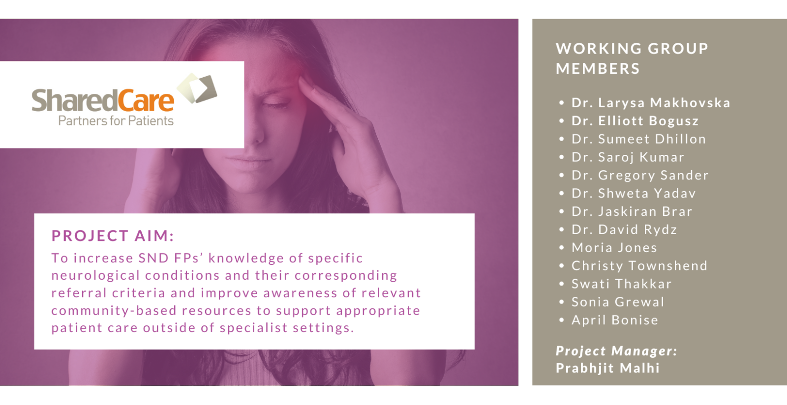 neurology shared care project header image