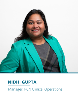 Nidhi Gupta, Manager PCN Clinical Operation