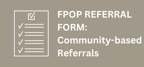 FPOP Referral Form: Community-based Referrals