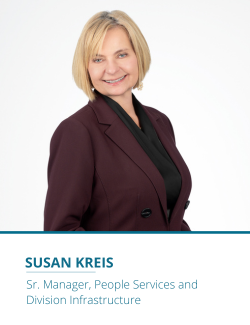 Susan Kreis, Senior Manager, People Services and Division Infrastructure