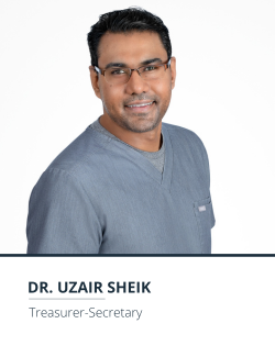 Dr. Uzair Sheik: Treasurer-Secretary