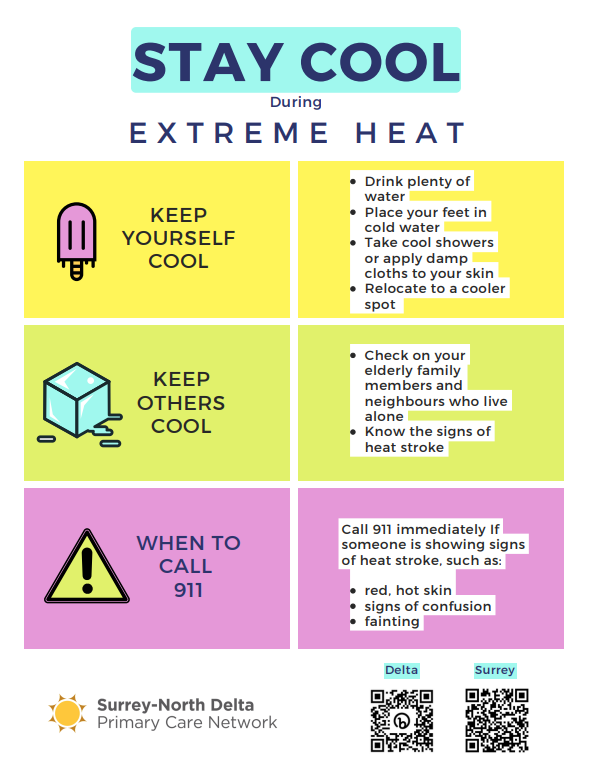 thumbnail image of "Stay Cool During Extreme Heat" poster