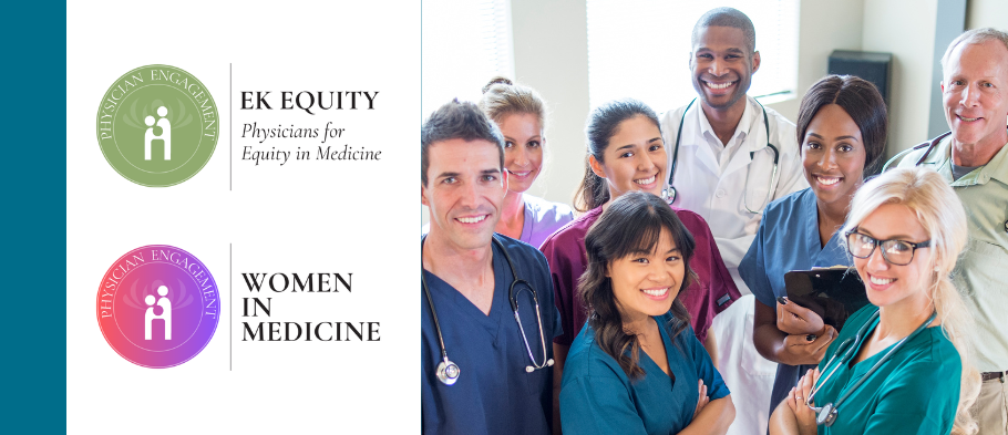 Medical professionals standing in a group